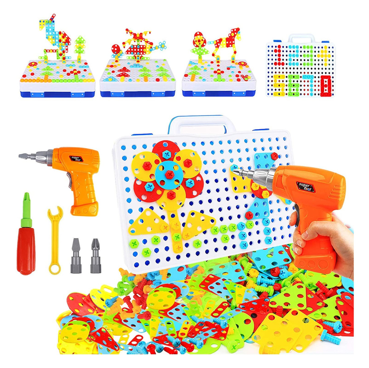 Miniatura 3 de Taladro 3D para niños 4 EN 1 juguete